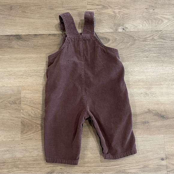 First Moments Bottoms 5 For 2 Brown Corduroy Baby Overalls 36